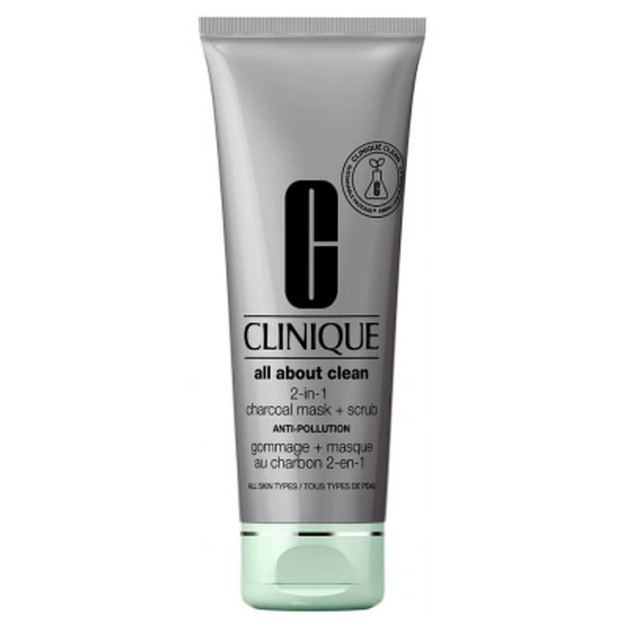 Exfoliante anticontaminación 2 en 1 + Mascarilla de carbón vegetal, 100 ml