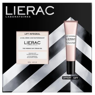 Lierac Lift Integral, crema-gel reafirmante de día, 50 ml + tratamiento lifting para el contorno de los ojos de regalo, 15 ml