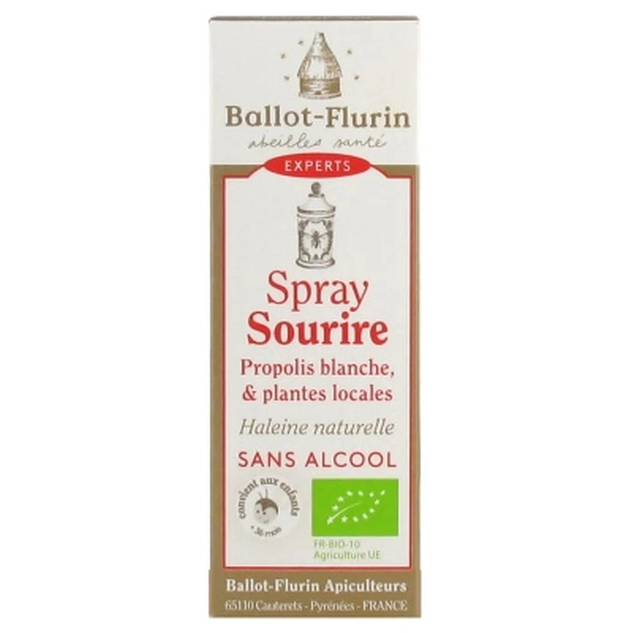 Ballot-Flurin Biologische alcoholvrije mondspray 15 ml