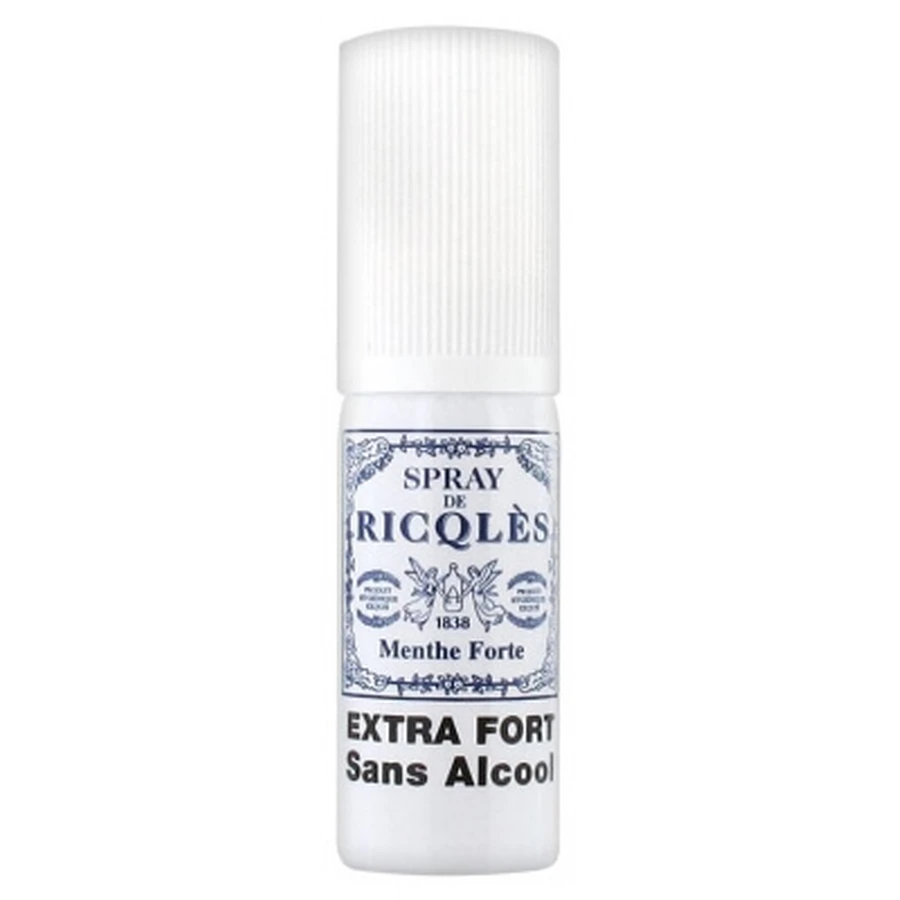 Ricqlès Spray orale alla menta forte senza alcol, 15 ml