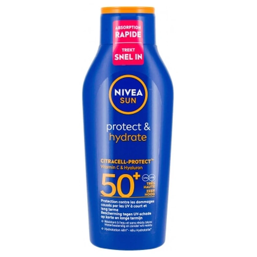 Nivea Sun Protect & Hydrate Fast-Absorbing Sunscreen SPF 50+ 400 ml