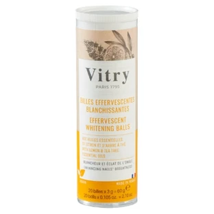 Perlas efervescentes Vitry para unas uñas luminosas y brillantes, 20 perlas