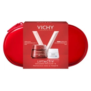 Vichy LiftActiv Collagen Specialist: crema de día para 16 días, 50 ml + crema de noche, 15 ml, y un kit de viaje de regalo