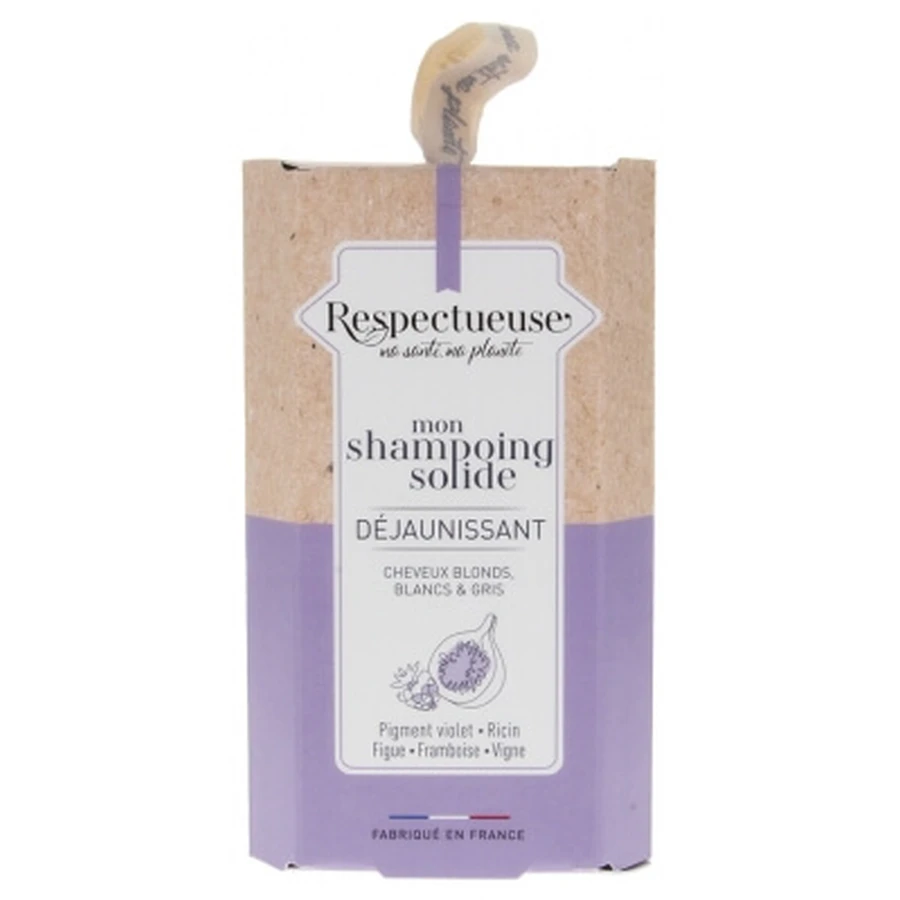 Respectueuse Shampoing Solide Déjaunissant 75 g