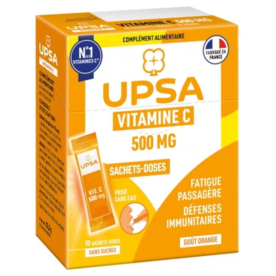 UPSA Vitalité Vitamina C 500 mg, 10 sobres