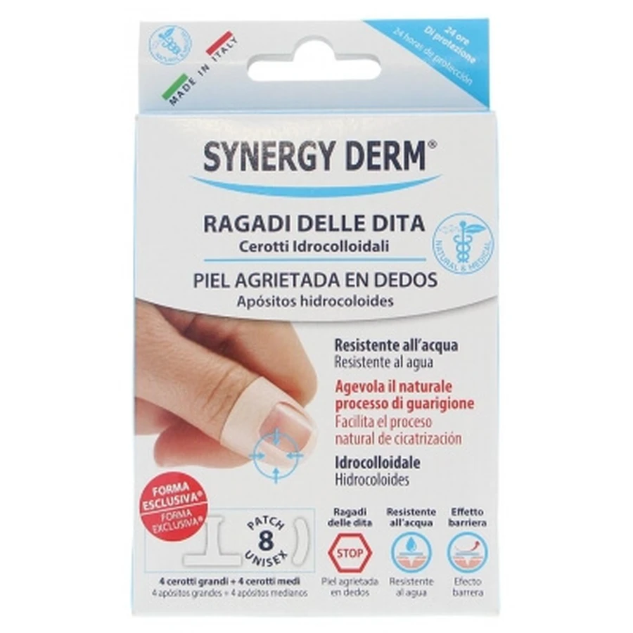 Incarose Synergy Derm Pansements Hydrocolloïdes Crevasses des doigts x 8