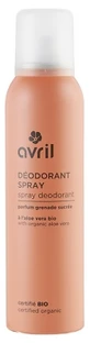 Avril Biologische Deodorantspray met zoete granaatappel, 150 ml