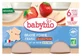 Babybio Apple-Strawberry Cow's Milk Baby Food, 6 Months and Up, Organic, 2 Jars of 130 g Each