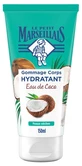 Exfoliante corporal hidratante con agua de coco de Le Petit Marseillais, 150 ml