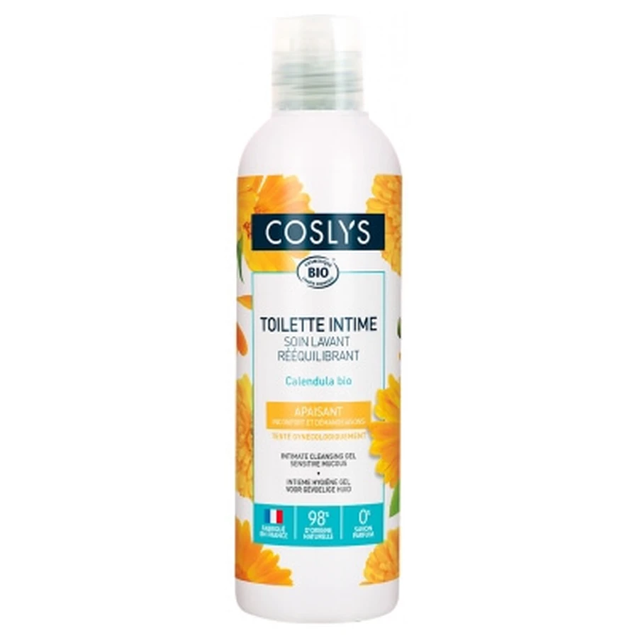 Coslys Intimate Wash: Gel limpiador reequilibrante con caléndula ecológica, 250 ml