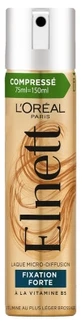 L'Oréal Paris Elnett Laca fijadora fuerte en formato compacto, 75 ml
