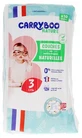 Pañales naturales Carryboo Nature con estampados, 50 unidades, talla 3 (4–9 kg)