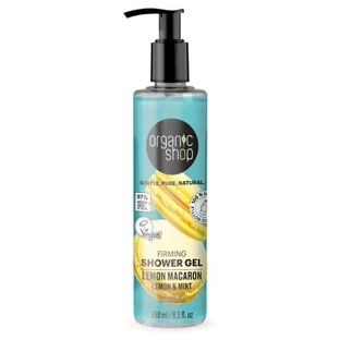 Organic Shop Zitronen-Macaron straffendes Duschgel 280 ml