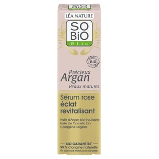 Léa Nature SO BIO étic Precious Argan Organic Revitalizing Radiance Serum with Rose, 30 ml