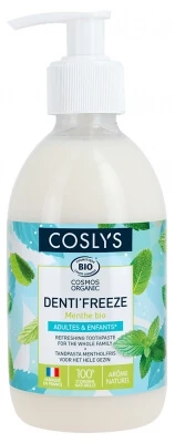 Coslys Denti'Freeze Organic Mint Toothpaste 350 g