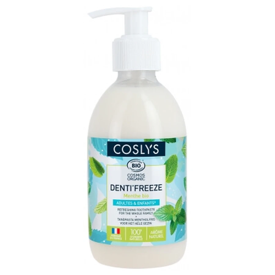 Coslys Denti'Freeze Bio-Zahnpasta mit Minzgeschmack, 350 g
