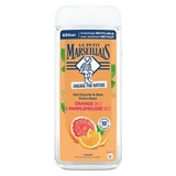 Le Petit Marseillais Extra Milde Biologische Douche- en Badgel met Sinaasappel en Grapefruit, 650 ml