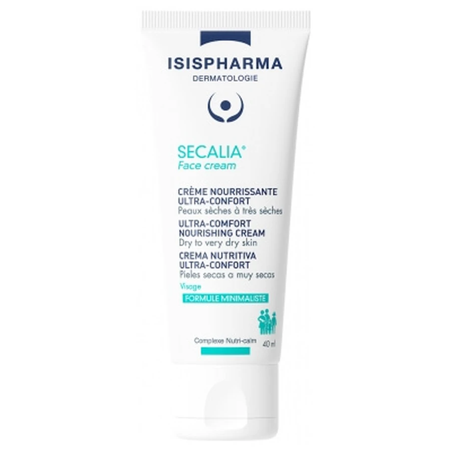 Isispharma Secalia Crema Viso: Crema Nutriente Ultra-Confortevole, 40 ml