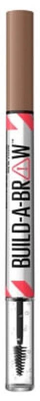 Maybelline New York Build-A-Brow 2-in-1-Augenbrauenstift und Fixiergel, 10 ml