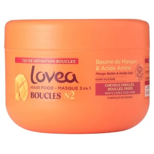 Lovea Hair Food 3-in-1 Curl Mask with Mango Butter & Amino Acids 390 ml