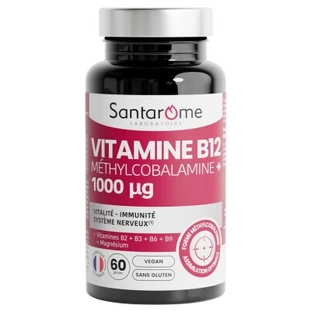 Santarome Vitamine B12 Methylcobalamine+ 1000 µg 60 Gélules