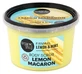 Exfoliante corporal reafirmante de Organic Shop - Macaron de limón, 250 ml