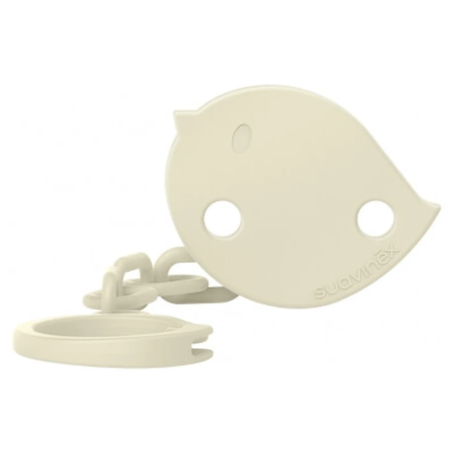 Suavinex Birdies Pacifier Clip Chain, 0 Months and Up