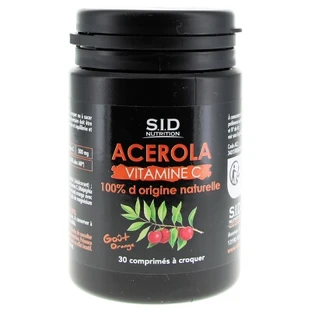 S.I.D Nutrition Acerola Vitamine C 30 tabletten