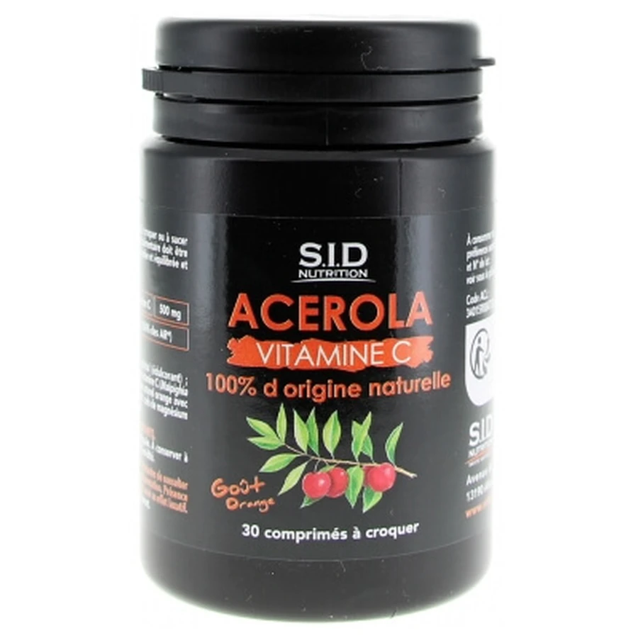 S.I.D Nutrition Acerola Vitamine C 30 tabletten