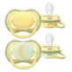 Avent Ultra Air Dag en Nacht, 2 orthodontische fopspenen, vanaf 18 maanden