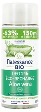 Natessance 24-Stunden-Bio-Aloe-Vera-Deo-Nachfüllpackung, 150 ml