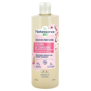 Natessance Bio-Duschgel mit Kirschblüten-Duft, 500 ml