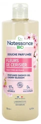 Natessance Organic Cherry Blossom Scented Shower Gel, 500 ml