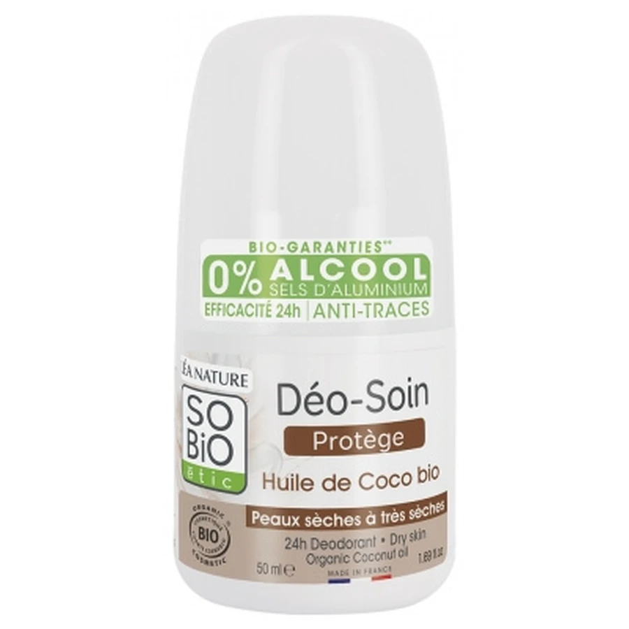 Léa Nature SO BIO étic 24-Stunden-Deo-Roll-on mit Bio-Kokosöl 50 ml