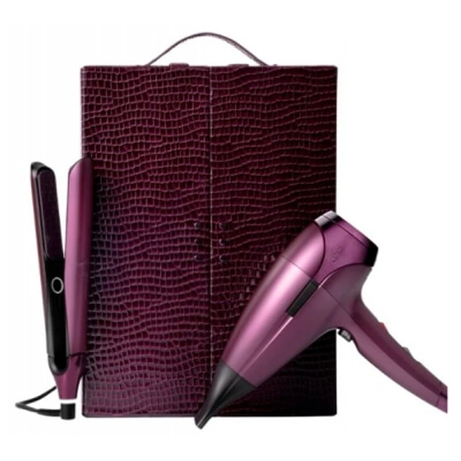 ghd Chronos Glätteisen und Helios Haartrockner im Set, Cherry Chic Collection