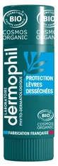 Bálsamo labial ecológico Dermophil Indien para labios secos, 4 g