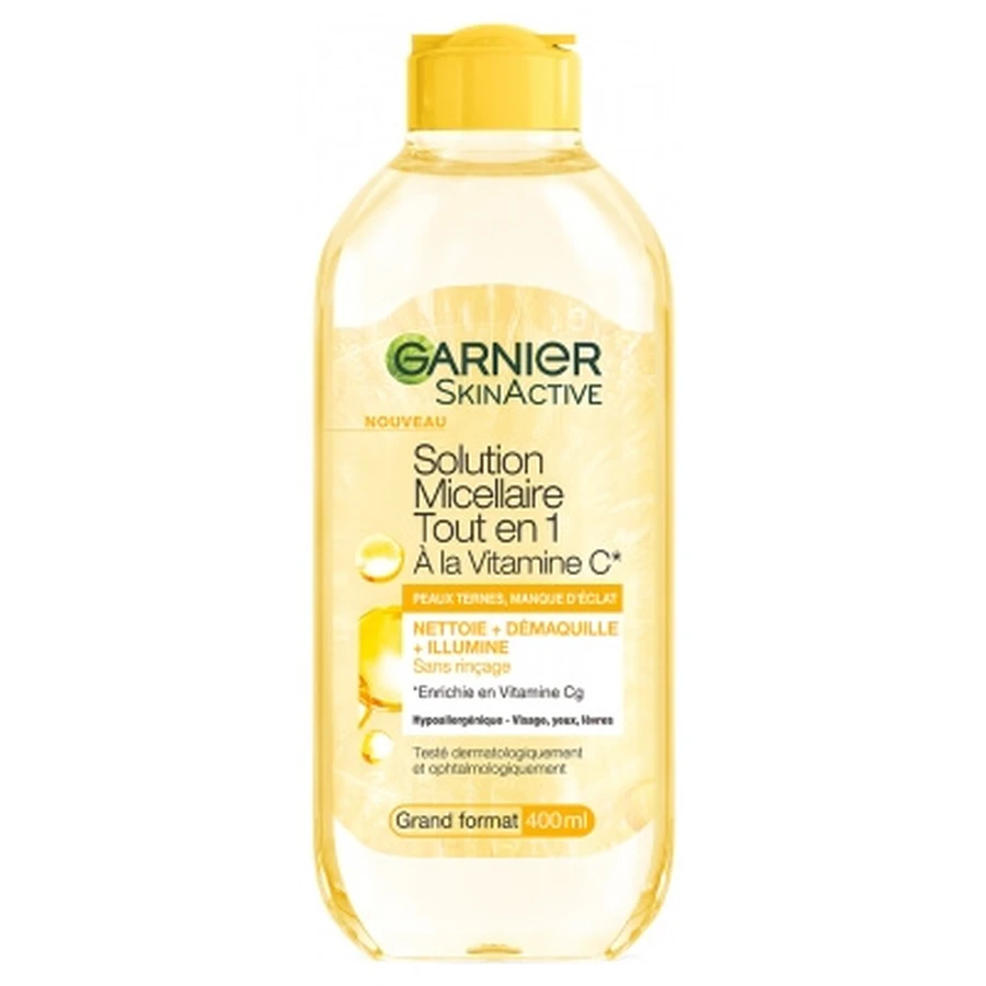 Garnier SkinActive All-in-One Mizellenwasser mit Vitamin C, 400 ml