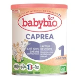 Babybio Caprea 1, leche de cabra ecológica para bebés de 0 a 6 meses, 400 g