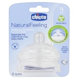 Chicco Natural Feeling 2 Tétines Débit Variable 4 Mois et +