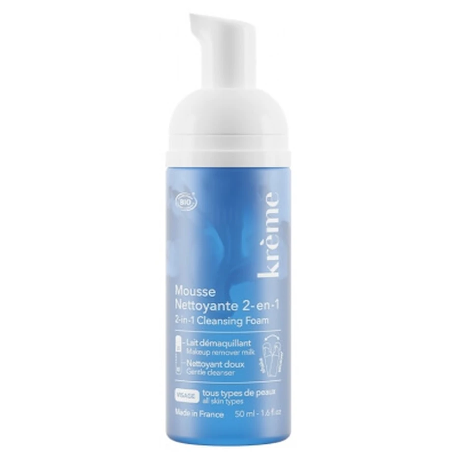 Bio-2-in-1-Reinigungsmousse, 50 ml