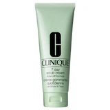Clinique 7 Day Scrub Cream Dagelijkse exfoliërende crème voor alle huidtypes 100 ml