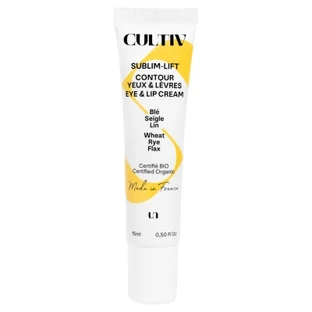Crema orgánica para el contorno de ojos y labios Sublim-Lift de Cultiv, 15 ml