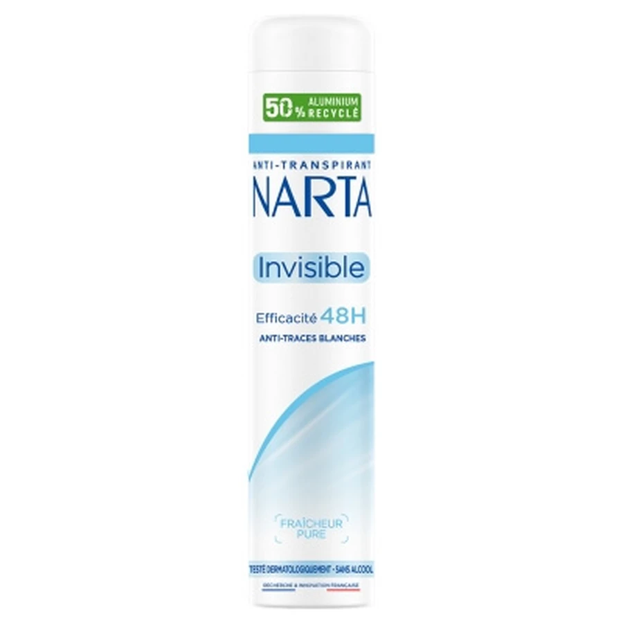 Narta 48-uurs onzichtbare anti-transpirant spray, 200 ml