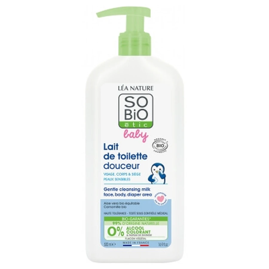Léa Nature SO BIO étic Baby Lait de Toilette Douceur Bio 500 ml