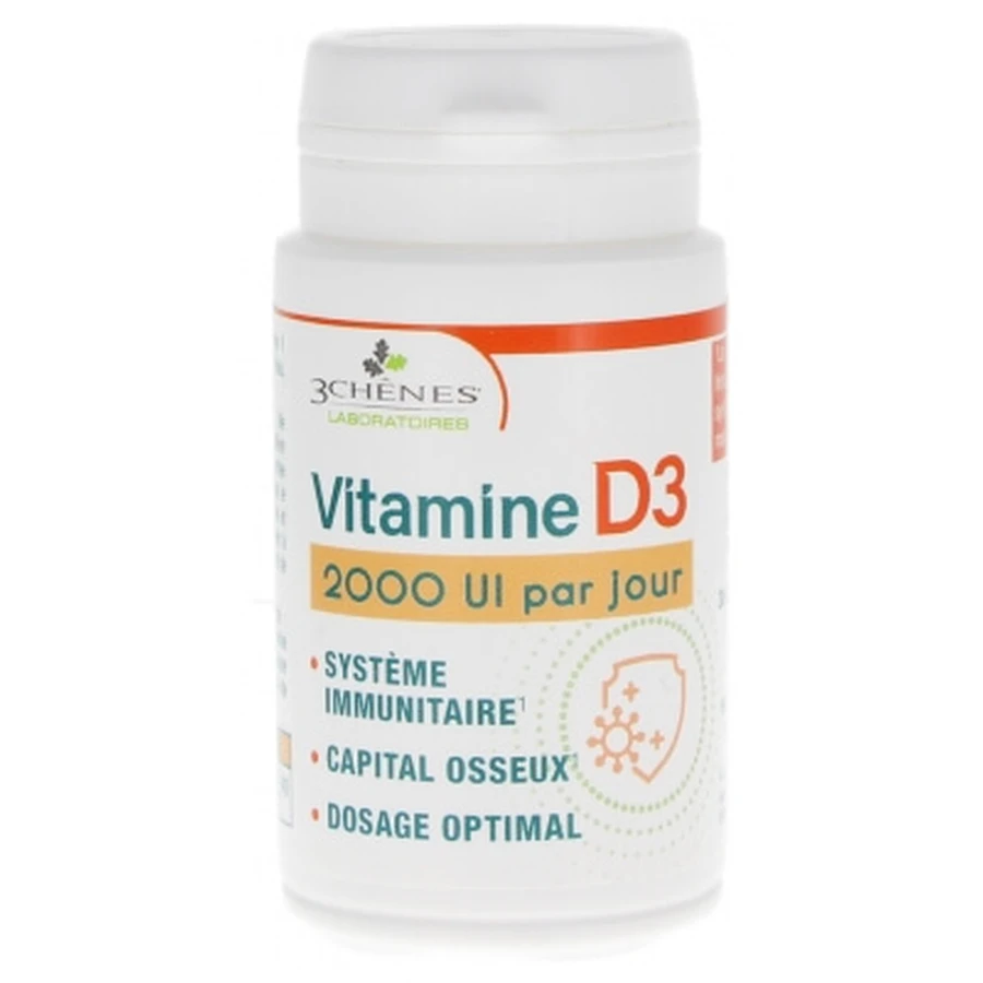3C Pharma Vitamine D3, 30 tabletten