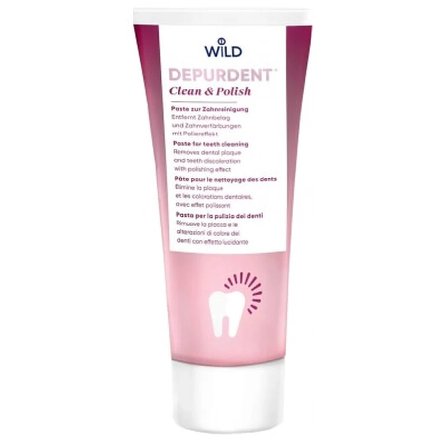Wild Depurdent Zahnpasta „Clean & Polish“ 75 ml
