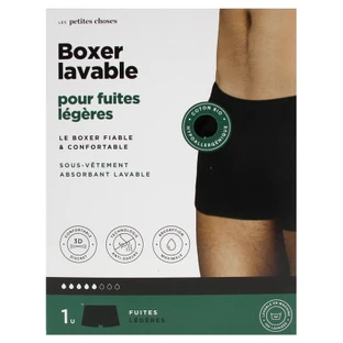 Les Petites Choses Washable Men's Boxer Briefs for Light Incontinence