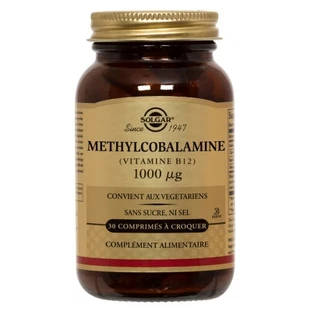 Solgar Methylcobalamine (vitamine B12) 1000 µg, 30 kauwtabletten