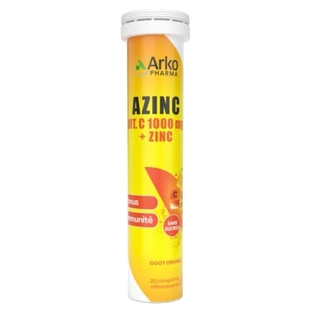 Arkopharma Azinc Vit. C 1000 mg + Zinc 20 comprimidos efervescentes