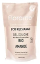 Gel de ducha de almendra ecológico Florame, recambio ecológico, 700 ml